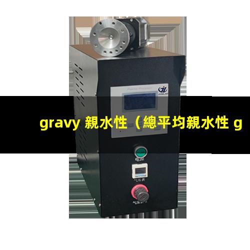 gravy 親水性